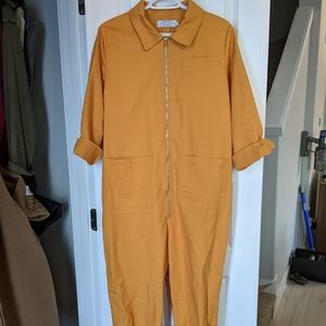 [Sold] Red Sky Baggy Boilersuit - Orange - Small